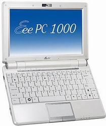 Ноутбук ASUS Eee PC 1000HD (Intel Celeron M 353 (900MHz), 1024MB DDR2 667, 160GB, 10.1