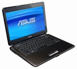  Ноутбук ASUS K40AB (Athlon 64 X2 QL64 (2.1GHz),AMD RS780+SB700,2048MB DDR2 800,250G5S,DVD-SM,14